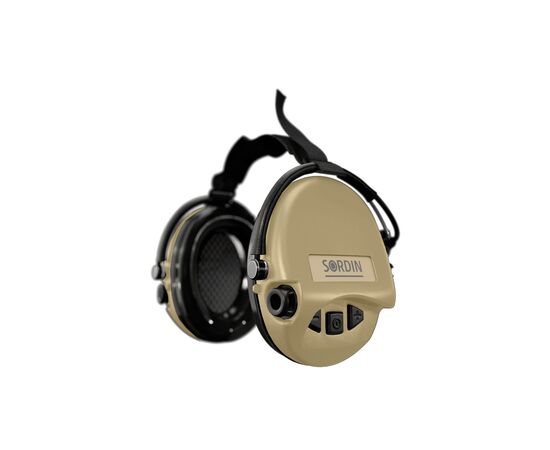 Навушники для стрільби Sordin Supreme Mil AUX Neckband Sand (76308-05-S)