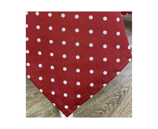 Скатерть Прованс Горох бордо 120х136 (021949), изображение 2