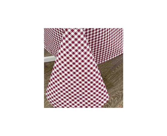 Скатерть Прованс Клеточка бордо120х136 (021957), изображение 2 Скатерть Прованс Клеточка бордо120х136 (021957), изображение 2