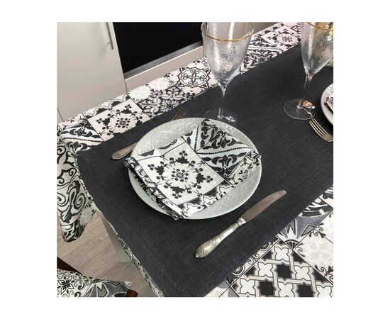 Дорожка на стол Прованс Black Milan 120х40 (4823093434561), изображение 3 Дорожка на стол Прованс Black Milan 120х40 (4823093434561), изображение 3