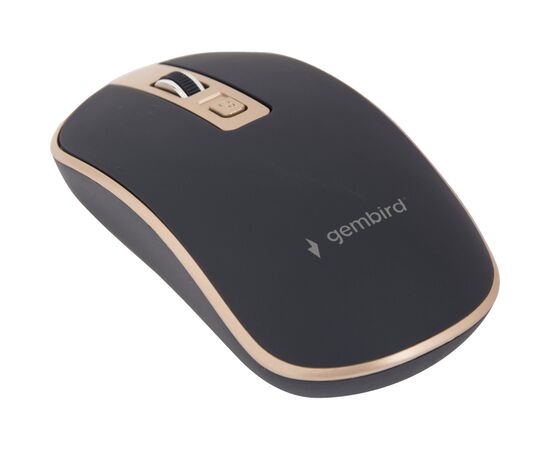 Мишка Gembird MUSW-4B-06-BG Wireless Black-Gold (MUSW-4B-06-BG), зображення 2 Мишка Gembird MUSW-4B-06-BG Wireless Black-Gold (MUSW-4B-06-BG), зображення 2