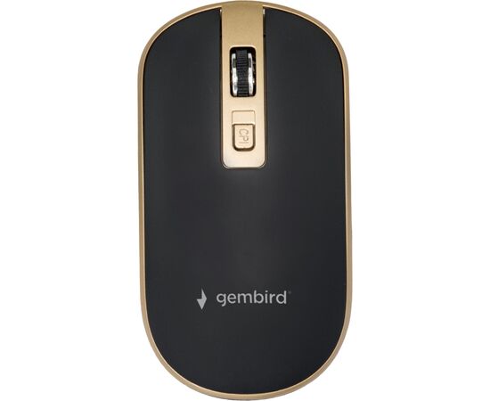 Мишка Gembird MUSW-4B-06-BG Wireless Black-Gold (MUSW-4B-06-BG)