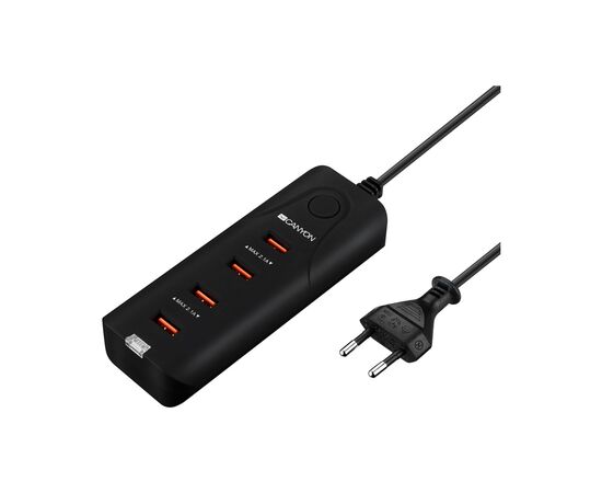 Зарядное устройство Canyon 4xUSB AC (CNE-CHA09B), изображение 2 Зарядное устройство Canyon 4xUSB AC (CNE-CHA09B), изображение 2