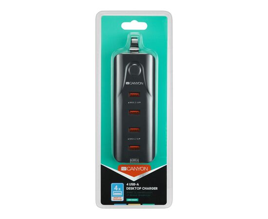 Зарядное устройство Canyon 4xUSB AC (CNE-CHA09B), изображение 3 Зарядное устройство Canyon 4xUSB AC (CNE-CHA09B), изображение 3