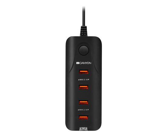 Зарядное устройство Canyon 4xUSB AC (CNE-CHA09B)