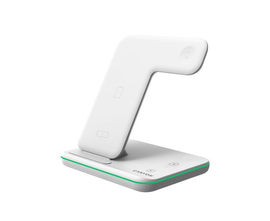 Зарядное устройство Canyon WS-303 3in1 Wireless charger (CNS-WCS303W), изображение 5 Зарядное устройство Canyon WS-303 3in1 Wireless charger (CNS-WCS303W), изображение 5