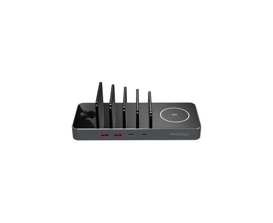 Зарядное устройство Prestigio ReVolt A6 6-in-1 2 wireless interfaces (PCS106A_SG), изображение 5 Зарядное устройство Prestigio ReVolt A6 6-in-1 2 wireless interfaces (PCS106A_SG), изображение 5