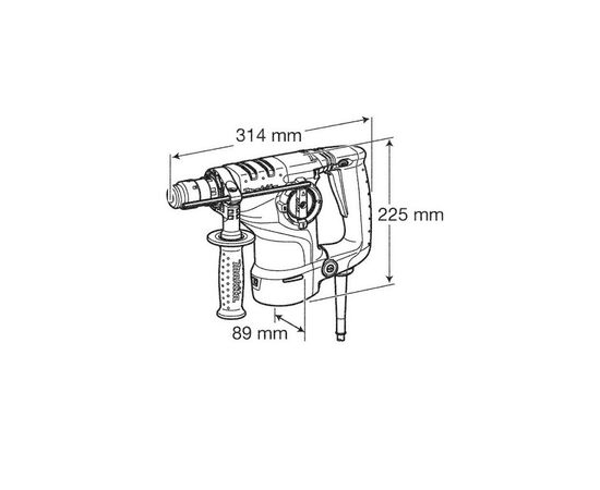 Перфоратор Makita HR2811FT SDS-PLUS (HR2811FT), изображение 2 Перфоратор Makita HR2811FT SDS-PLUS (HR2811FT), изображение 2
