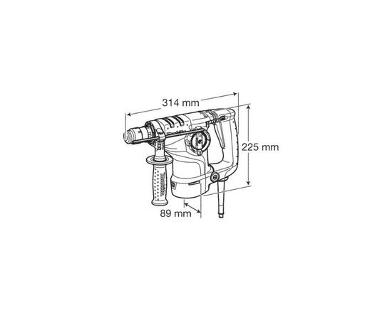 Перфоратор Makita HR3210C SDS-PLUS (HR3210C), изображение 2 Перфоратор Makita HR3210C SDS-PLUS (HR3210C), изображение 2