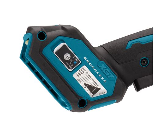 Шліфувальна машина Makita GA023GM201 XGT 40 V Max, 125мм, BL4040x2, DC40RA (GA023GM201), зображення 3 Шліфувальна машина Makita GA023GM201 XGT 40 V Max, 125мм, BL4040x2, DC40RA (GA023GM201), зображення 3