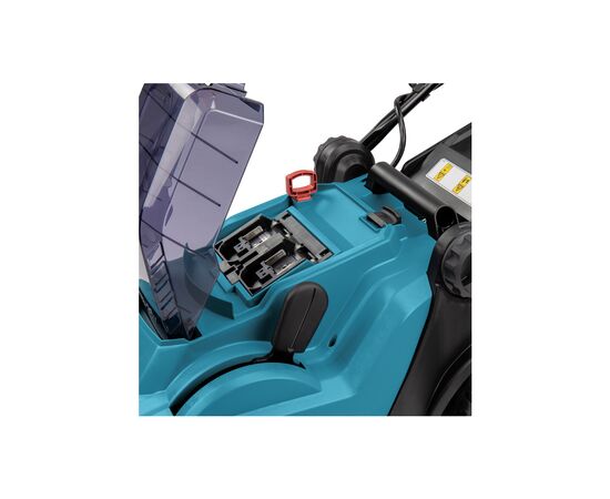 Газонокосилка Makita DLM382CM2 LXT, 18В+18В, 380мм (DLM382CM2), изображение 4 Газонокосилка Makita DLM382CM2 LXT, 18В+18В, 380мм (DLM382CM2), изображение 4