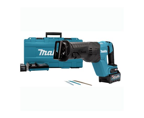Сабельная пила Makita XGT, 40 V Max, 32мм, BL4040x2 шт, DC40RA, Makpac (JR001GM201), изображение 3 Сабельная пила Makita XGT, 40 V Max, 32мм, BL4040x2 шт, DC40RA, Makpac (JR001GM201), изображение 3