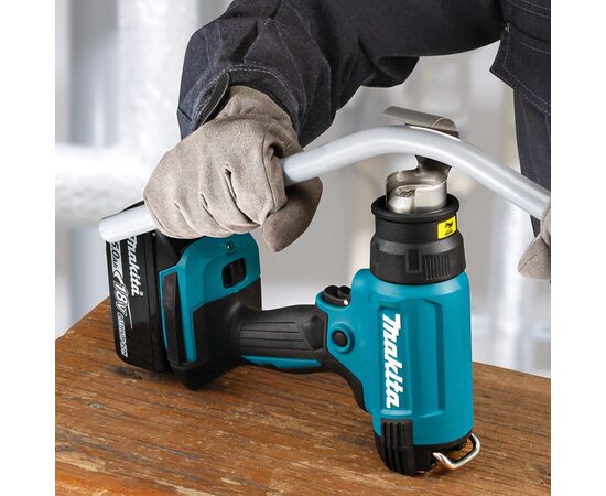 Строительный фен Makita DHG181ZK LXT, 18В (без АКБ и ЗУ) (DHG181ZK), изображение 5 Строительный фен Makita DHG181ZK LXT, 18В (без АКБ и ЗУ) (DHG181ZK), изображение 5