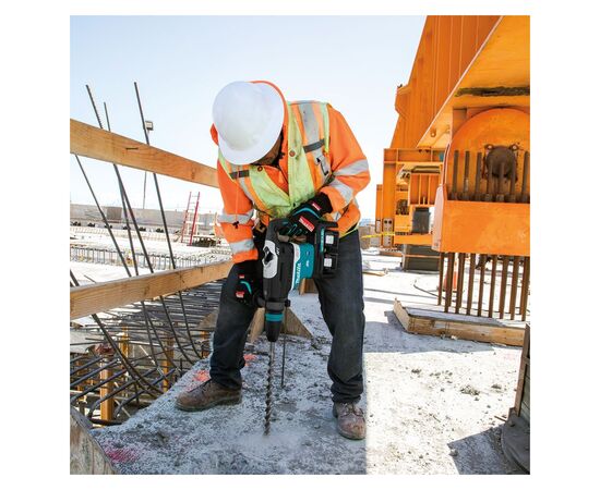 Перфоратор Makita DHR400ZK LXT, SDS-MAX 18В+18В, кейс (без АКБ и ЗУ) (DHR400ZK), изображение 2 Перфоратор Makita DHR400ZK LXT, SDS-MAX 18В+18В, кейс (без АКБ и ЗУ) (DHR400ZK), изображение 2