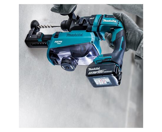 Перфоратор Makita DHR182ZWJ SDS-PLUS LXT, DX05, Makpac (DHR182ZWJ), изображение 2 Перфоратор Makita DHR182ZWJ SDS-PLUS LXT, DX05, Makpac (DHR182ZWJ), изображение 2