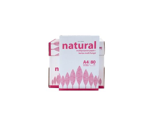 Бумага Natural A4, 80 г, 500 арк., Клас В (5-pack) (IK-NAT-80A4-5)