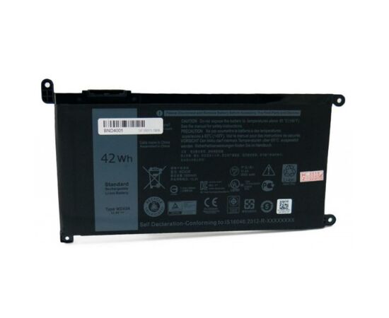 Акумулятор до ноутбука Dell WDX0R 13.2V, 3500mAh Extradigital (BND4001)