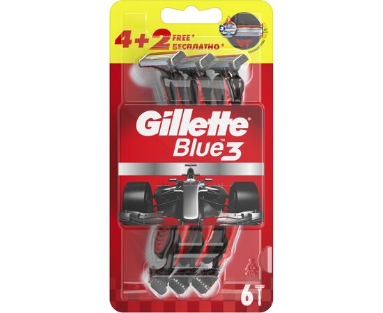 Бритва Gillette Blue 3 6 шт. (7702018516759/7702018362585)