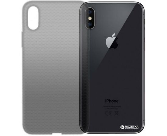Чехол для моб. телефона Global (TPU) Extra Slim Apple iPhone X (Dark) (1283126479229)
