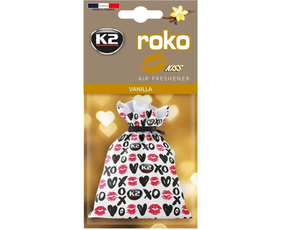 Ароматизатор для автомобиля K2 VINCI ROKO KISS VANILLA 25гр (V827K)