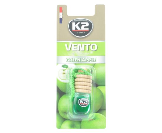 Ароматизатор для автомобиля K2 VINCI VENTO SOLO REFILL GREEN APPLE 8ML (V402), изображение 2 Ароматизатор для автомобиля K2 VINCI VENTO SOLO REFILL GREEN APPLE 8ML (V402), изображение 2