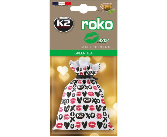 Ароматизатор для автомобиля K2 VINCI ROKO KISS GREEN TEA 25гр (V822K)