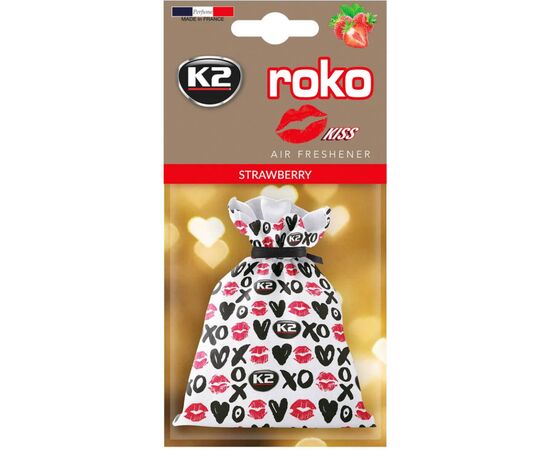 Ароматизатор для автомобиля K2 VINCI ROKO KISS STRAWBERRY 25гр (V820K)