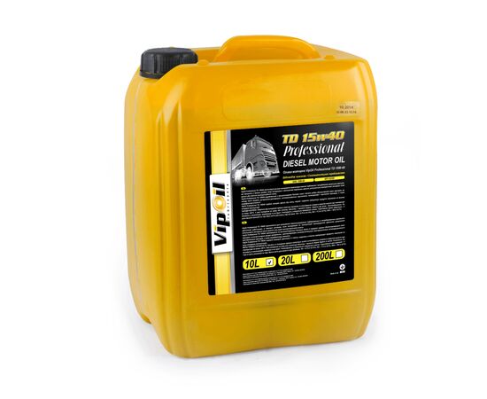 Моторное масло VIPOIL VipOil Professional TD 15W-40 CD/SF, 10л (0162850)