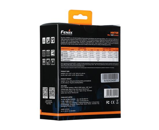 Фонарь Fenix HM70R + Fenix E-LITE (HM70RE-LITE), изображение 2 Фонарь Fenix HM70R + Fenix E-LITE (HM70RE-LITE), изображение 2