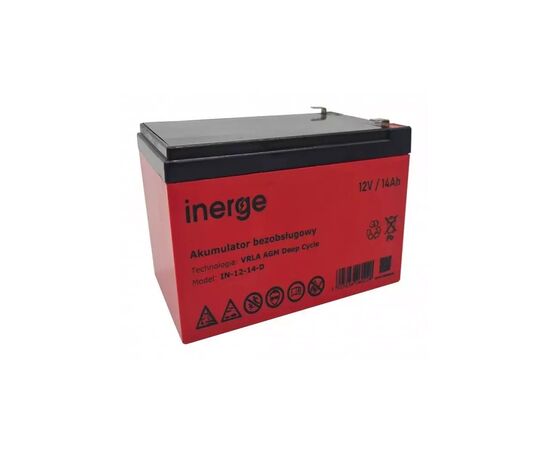 Батарея к ИБП Inerge AGM 12V-14Ah Deep Cycle (IN-12-14-D)