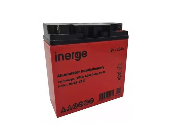 Батарея к ИБП Inerge AGM 12V-22Ah Deep Cycle (IN-12-22-D)