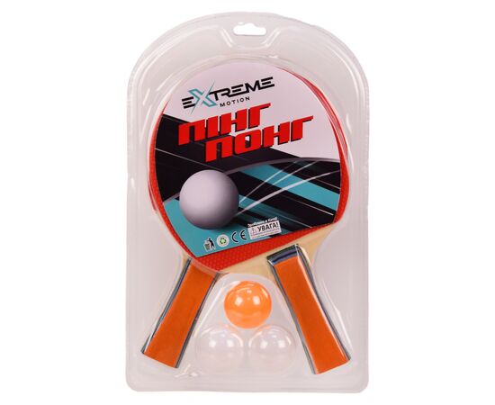Игровой набор A-Toys Теннис настольный Extreme Motion 2 ракетки, 3 мячика в слюде (TT2134)