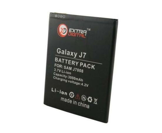 Аккумуляторная батарея для телефона Extradigital Samsung Galaxy J7 J700H (3000mAh) (BMS6407), изображение 2 Аккумуляторная батарея для телефона Extradigital Samsung Galaxy J7 J700H (3000mAh) (BMS6407), изображение 2