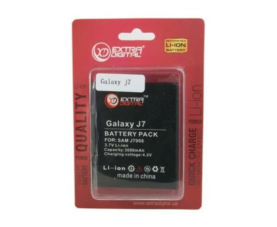 Аккумуляторная батарея для телефона Extradigital Samsung Galaxy J7 J700H (3000mAh) (BMS6407), изображение 5 Аккумуляторная батарея для телефона Extradigital Samsung Galaxy J7 J700H (3000mAh) (BMS6407), изображение 5