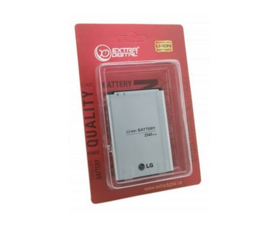 Аккумуляторная батарея для телефона Extradigital LG BL-54SH, Optimus G3s (D724) (2540 mAh) (BML6416), изображение 5 Аккумуляторная батарея для телефона Extradigital LG BL-54SH, Optimus G3s (D724) (2540 mAh) (BML6416), изображение 5