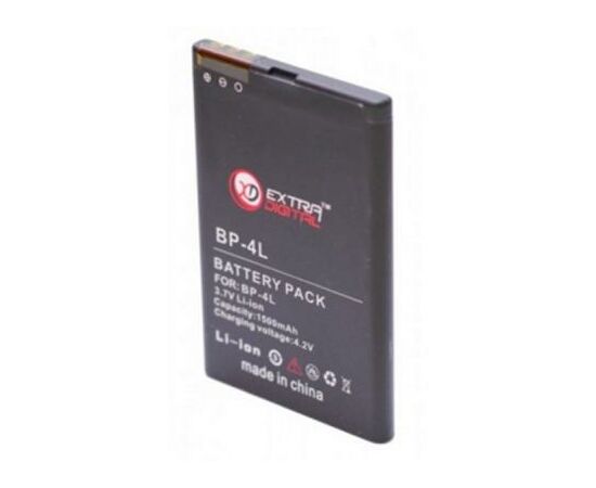 Акумуляторна батарея для телефону Extradigital Nokia BP-4L (1500 mAh) (DV00DV6025), зображення 2 Акумуляторна батарея для телефону Extradigital Nokia BP-4L (1500 mAh) (DV00DV6025), зображення 2