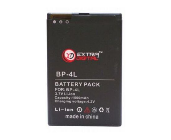 Аккумуляторная батарея для телефона Extradigital Nokia BP-4L (1500 mAh) (DV00DV6025)