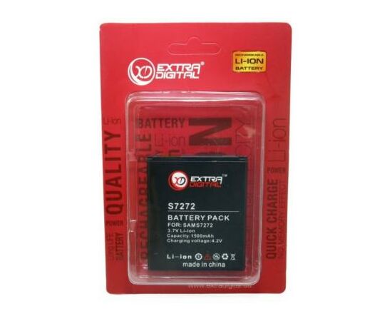Аккумуляторная батарея для телефона Extradigital Samsung Galaxy Ace 3 Duos (1500 mAh) (BMS6298), изображение 6 Аккумуляторная батарея для телефона Extradigital Samsung Galaxy Ace 3 Duos (1500 mAh) (BMS6298), изображение 6