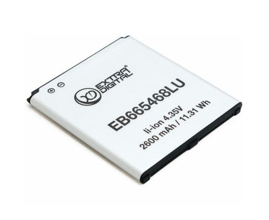 Аккумуляторная батарея для телефона Extradigital Samsung Galaxy Grand 2 Duos G7102 (2600 mAh, EB665468LU) (BMS6417), изображение 3 Аккумуляторная батарея для телефона Extradigital Samsung Galaxy Grand 2 Duos G7102 (2600 mAh, EB665468LU) (BMS6417), изображение 3