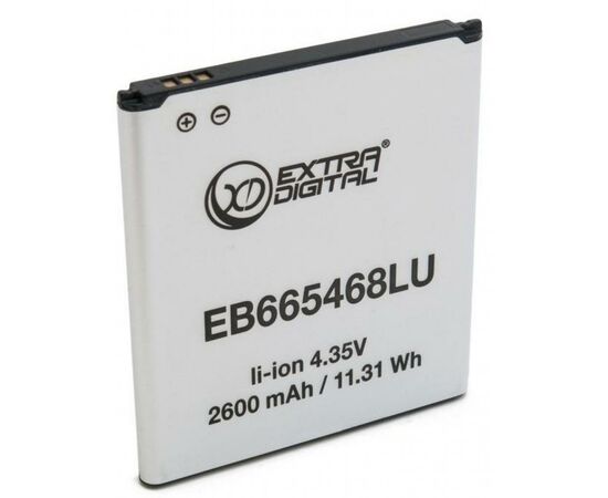 Аккумуляторная батарея для телефона Extradigital Samsung Galaxy Grand 2 Duos G7102 (2600 mAh, EB665468LU) (BMS6417)