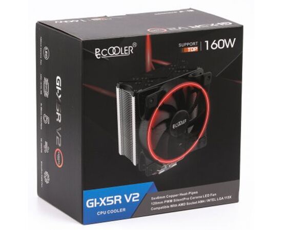 Кулер для процессора PcСooler GI-X5R V2, изображение 10 Кулер для процессора PcСooler GI-X5R V2, изображение 10
