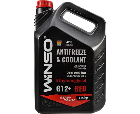 Антифриз Winso COOLANT WINSO RED G12+ 10kg (881050)