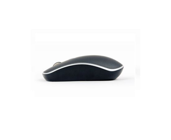Мышка Gembird MUSW-4B-06-BS Wireless Black-Silver (MUSW-4B-06-BS), изображение 3 Мышка Gembird MUSW-4B-06-BS Wireless Black-Silver (MUSW-4B-06-BS), изображение 3