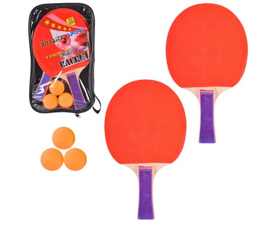 Игровой набор A-Toys Теннис настольный: 2 ракетки, 3 мячика, в чехле (E33341)