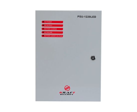 Блок питания для систем видеонаблюдения Kraft Energy PSU-1220LED, изображение 2 Блок питания для систем видеонаблюдения Kraft Energy PSU-1220LED, изображение 2