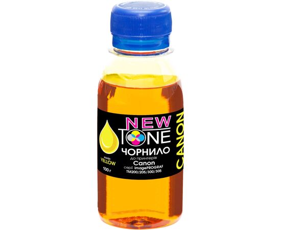 Чернила NewTone Canon iPF TM-200/305 100г Yellow Pigm. (NT.PFI120Y-2)