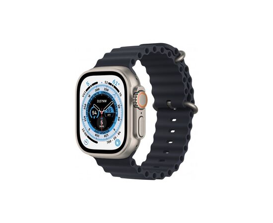 Смарт-часы Apple Watch Ultra GPS + Cellular, 49mm Titanium Case with Midnight Ocean Band (MQFK3UL/A)