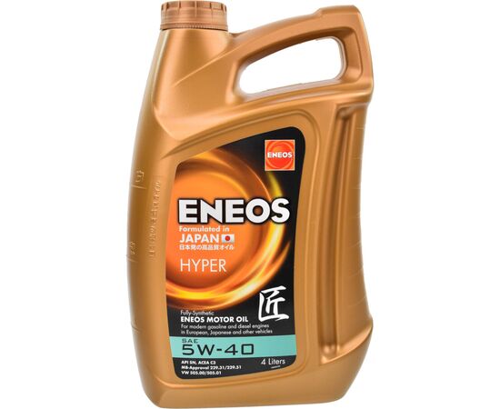Моторна олива ENEOS HYPER 5W-40 4л (EU0031301N)