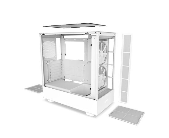 Корпус NZXT H5 Elite Edition White (CC-H51EW-01), изображение 6 Корпус NZXT H5 Elite Edition White (CC-H51EW-01), изображение 6