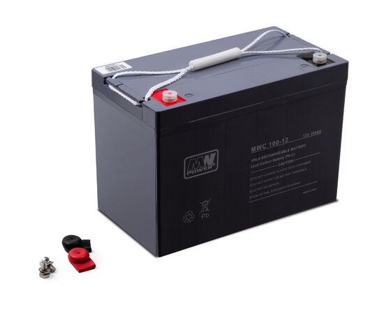 Батарея к ИБП MWC CARBON 12V-100Ah (MWC 12-100C), изображение 3 Батарея к ИБП MWC CARBON 12V-100Ah (MWC 12-100C), изображение 3